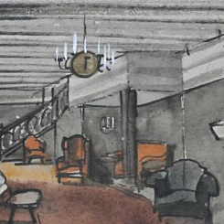 Гостиная с холлом