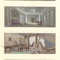 Гостиная. Наташа в кресле