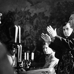 Рабочий момент съемок