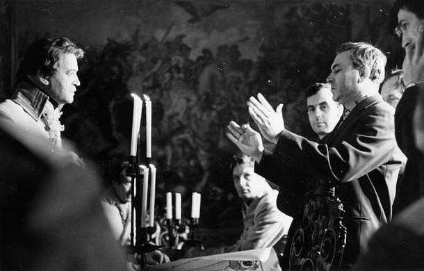 Рабочий момент съемок