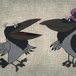 Ворона в шляпке