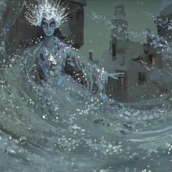 Проход Снежной королевы по городу