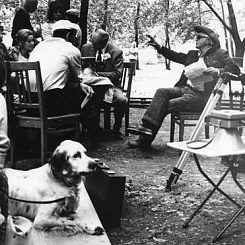 Рабочий момент съемок фильма