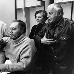 Рабочий момент съемок фильма