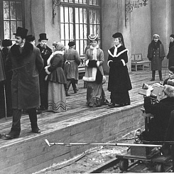 Рабочий момент съемок