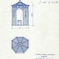 Парк усадьбы. Беседка