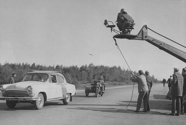 Рабочий момент съемок