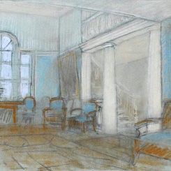 Гостиная в доме Азарова