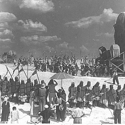 Рабочий момент съемок