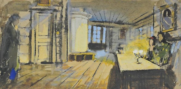 В доме дядюшки. Наташа и Николай