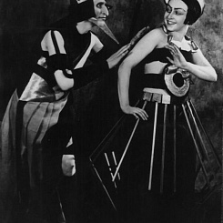 Портрет актеров И.Толчанова и А.Перегонец в ролях