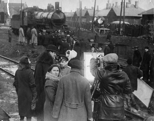 Рабочий момент съемок