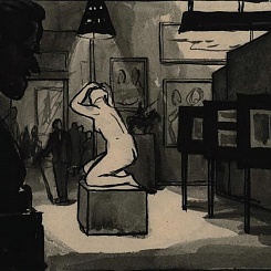 На выставке современной скульптуры