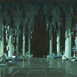 Интерьер замка Снежной королевы