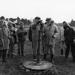 Рабочий момент съемок. А.Тарковский, Э.Юзефсон, С.Ньюквист