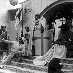 С.М. Эйзенштейн на съемках фильма