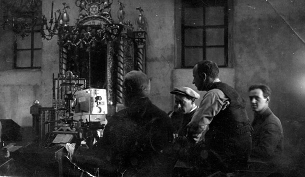 Рабочий момент съемок