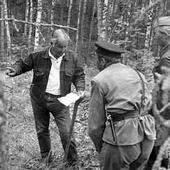 Рабочий момент съемок