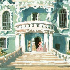 На дворцовой лестнице