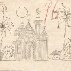 Эскизы фонов к разным сценам