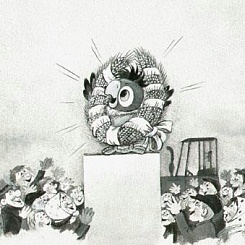 Кеша на пьедестале