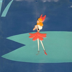 Дюймовочка на листе кувшинки