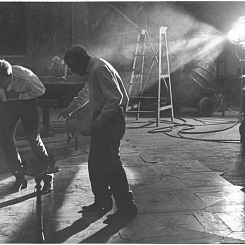 Рабочий момент съемок