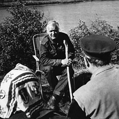 Рабочий момент съемок