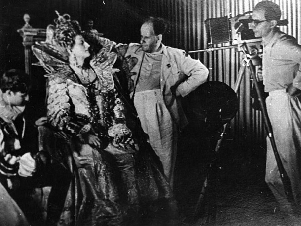 Рабочий момент съемок кинопроб М.И.Ромма (неосуществленный замысел)