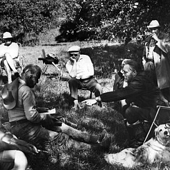 Рабочий момент съемок фильма