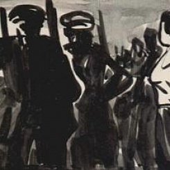 Вокзал: проводы на фронт