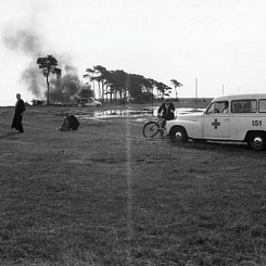 Рекламный материал. Сцена "пожара"