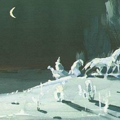 Снежная королева в санях