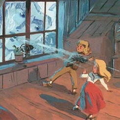 Снежная королева заглядывает в окно