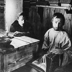 Эпизод "Андрей Рублев посещает Даниила Черного"