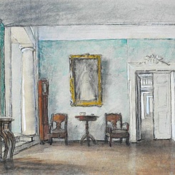 Гостиная в доме Азарова