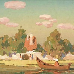 Герда в лодке