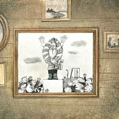 Фотографии на стене