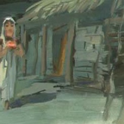 Индийская девушка с огнем