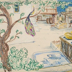 Двор дома Верещагина