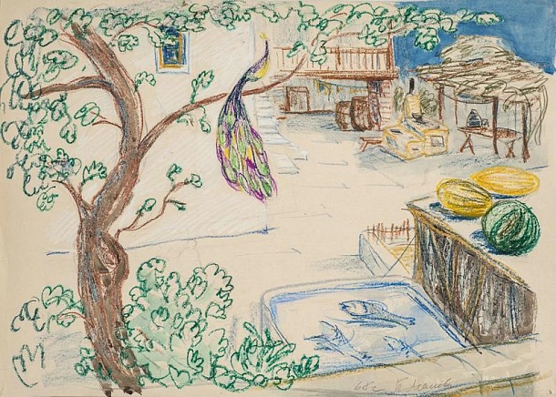 Двор дома Верещагина