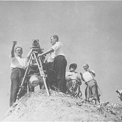 Рабочий момент съемок