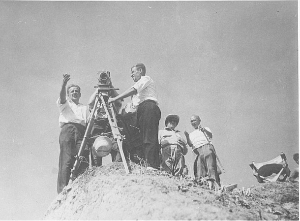 Рабочий момент съемок